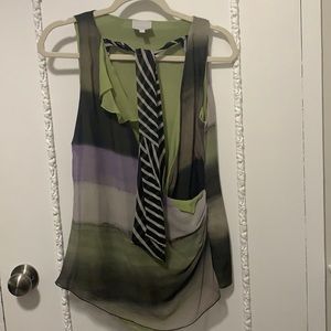 🟣  3/$50!  Silk top by Ferre Milano (M)